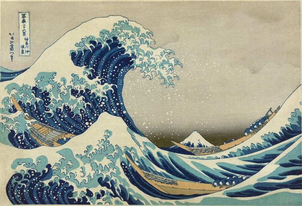 The Great Wave off Kanagawa.